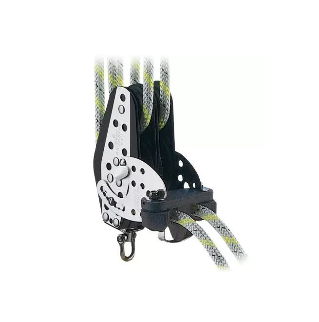 Harken 76mm Ratschenblock, 2-scheibig mit Klemmen